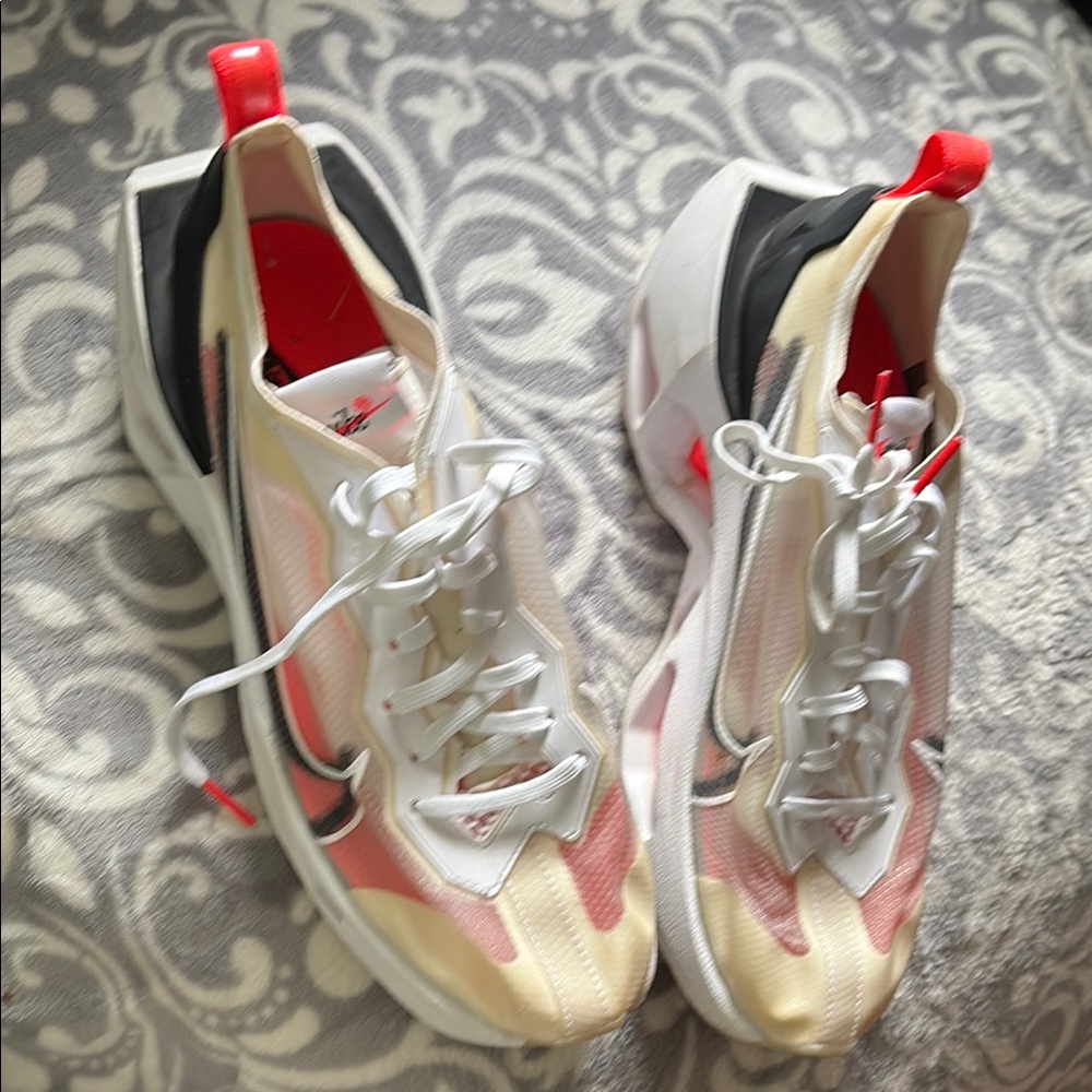 Nike Women's Athletic Shoes in White and Red
